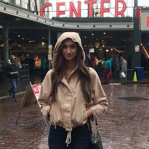 Forever 21 Utility Jacket - Beige